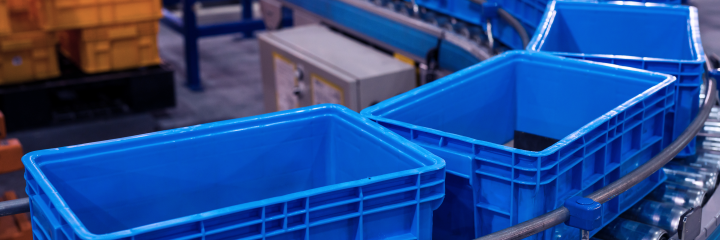 tracking returnable tote boxes on production line